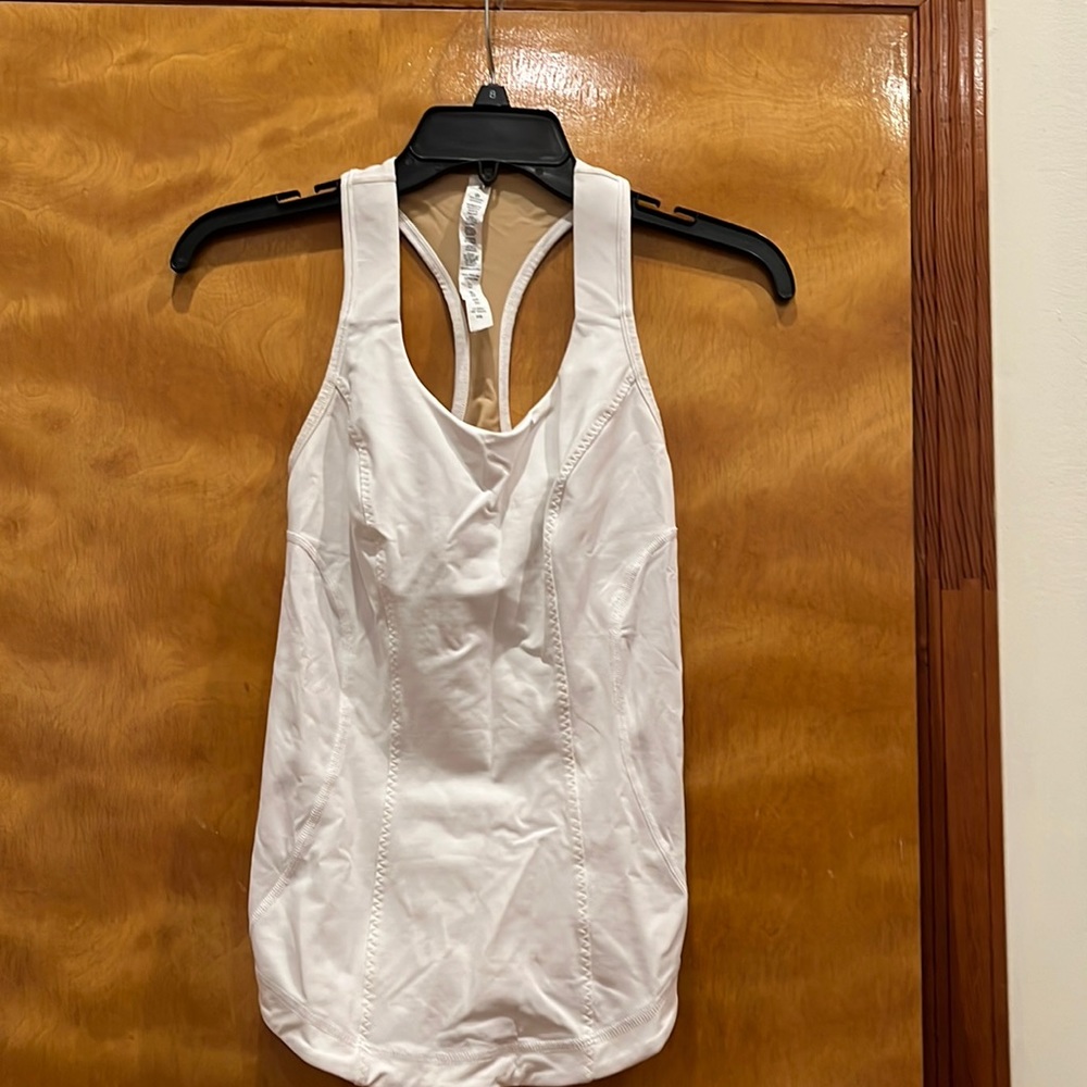 Lululemon top.  White